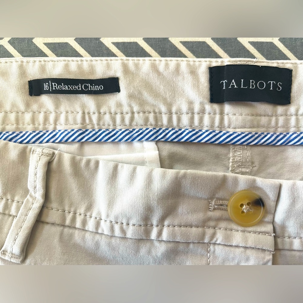 The perfect chino from Talbots